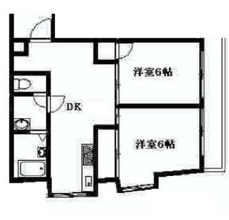 東京都目黒区目黒１丁目 賃貸マンション 2DK