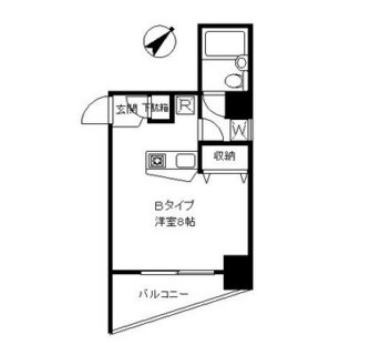 東京都目黒区上目黒１丁目 賃貸マンション 1R